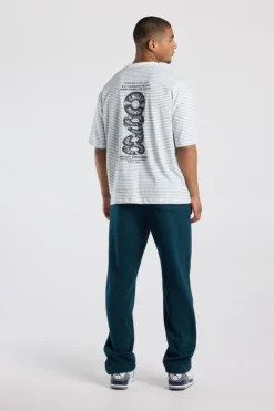 T-shirt Edwin boxy fit t-shirt met Smiley ™ artwork