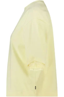 T-shirt Ella t-shirt met boxy fit en kanten details