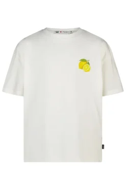 T-shirt Ellinor Jr loose fit t-shirt van biologisch katoen met print