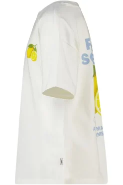 T-shirt Ellinor Jr loose fit t-shirt van biologisch katoen met print