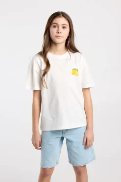 T-shirt Ellinor Jr loose fit t-shirt van biologisch katoen met print