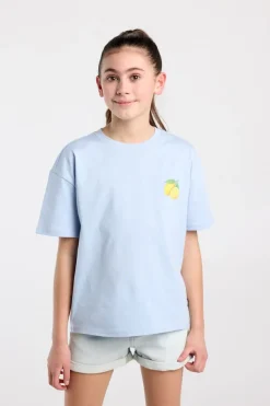 T-shirt Ellinor Jr loose fit t-shirt van biologisch katoen met print