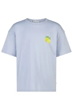T-shirt Ellinor Jr loose fit t-shirt van biologisch katoen met print