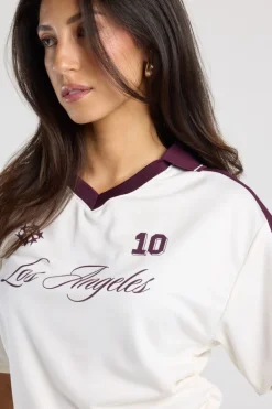 T-shirt Ellis fitted football T-shirt