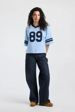 T-shirt Elonna oversized T-shirt met V-hals