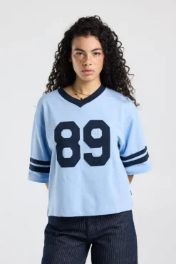 T-shirt Elonna oversized T-shirt met V-hals