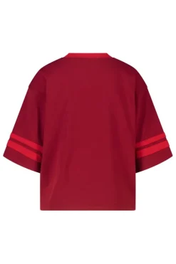 T-shirt Elonna oversized T-shirt met V-hals
