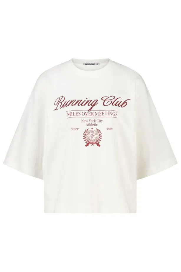 T-shirt Enid oversized T-shirt met print