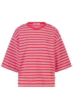 T-shirt Enid oversized t-shirt met strepen patroon