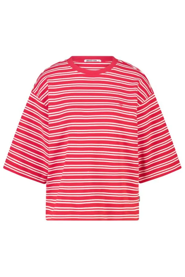T-shirt Enid oversized t-shirt met strepen patroon