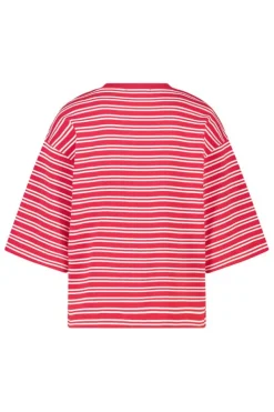 T-shirt Enid oversized t-shirt met strepen patroon