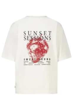 T-shirt Enna oversized t-shirt met print op de achterkant