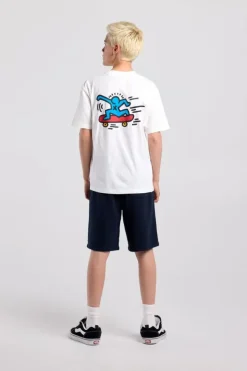 T-shirt Enock Jr regular fit t-shirt met Keith Haring front en backprint