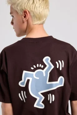 T-shirt Enock Jr regular fit t-shirt met Keith Haring front en backprint