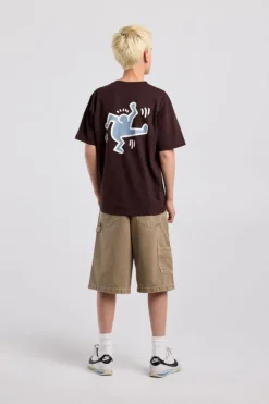 T-shirt Enock Jr regular fit t-shirt met Keith Haring front en backprint