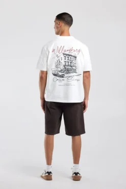 T-shirt Enzo loose fit t-shirt met print