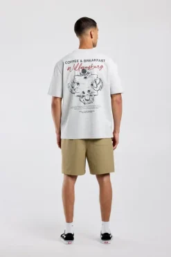 T-shirt Enzo loose fit t-shirt met print