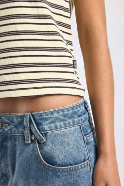 T-shirt Eunice gestreept t-shirt met hoge elasticiteit