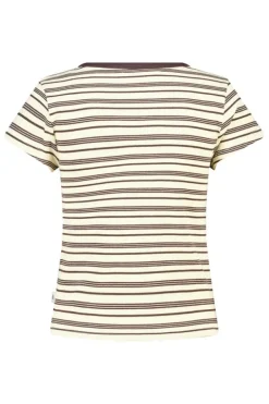 T-shirt Eunice gestreept t-shirt met hoge elasticiteit