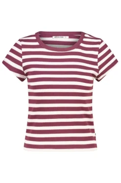 T-shirt Eunice gestreept t-shirt met hoge elasticiteit