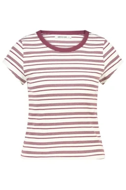 T-shirt Eunice gestreept t-shirt met hoge elasticiteit