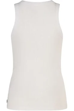 T-shirt Gia mouwloos t-shirt van geribbelde stof