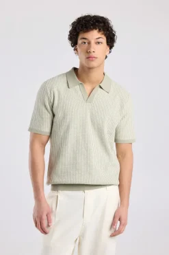 T-shirt Kolby regular fit t-shirt met open kraag