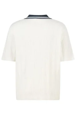 T-shirt Kone regular fit t-shirt met polo kraag