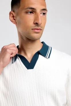 T-shirt Kone regular fit t-shirt met polo kraag