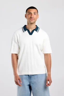 T-shirt Kone regular fit t-shirt met polo kraag