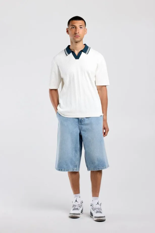 T-shirt Kone regular fit t-shirt met polo kraag