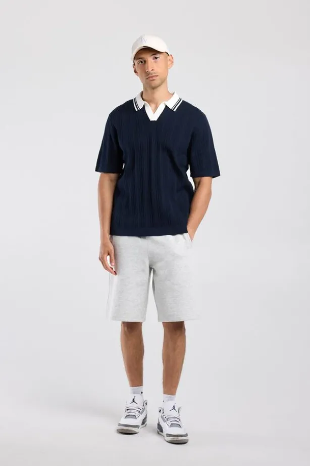 T-shirt Kone regular fit t-shirt met polo kraag