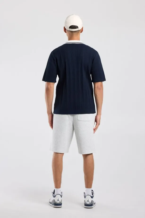 T-shirt Kone regular fit t-shirt met polo kraag